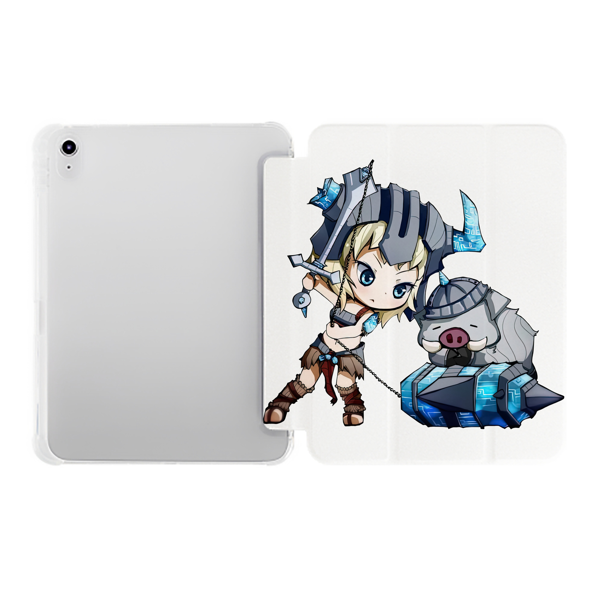（画像用） リーグ・オブ・レジェンド League of Legends LOL IPad ケース ペン収納付き 三つ折りスタンド PUレザー×シリコン 対応機種9.5/10.5/10.9インチ